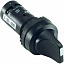 C3SS1-10B-11 Переключатель 3-х позиционный черный 1НО+1НЗ с фиксацией ABB. Вид 2.