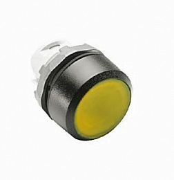 MP2-21Y Кнопка желтая с фиксацией с подсветкой ( только корпус )ABB. Вид 1