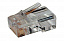 PLUG-8P8C-U-C5-100 Разъем под витую пару RJ-45 (8P8C) кат.5e (1упак-100 шт) Hyperline. Вид 1.