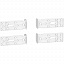 Комплект для крепления щита Resi9 KV к стене Schneider Electric. Вид 1.