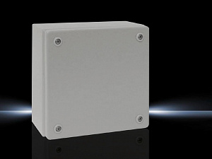 * Клеммная коробка без монтажной панели 200x200x120mm RAL7035 Rittal. Вид 1