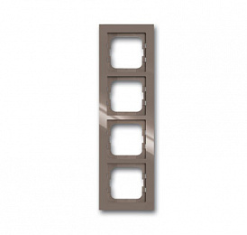 1724-291-500 Рамка 4-постовая, серия axcent, цвет entr?e-grey ABB. Вид 1