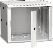ITK Шкаф LINEA W 9U 600x450 мм дверь стекло, RAL7035 ИЕК