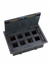 Люк на 16 модулей IP40 для фальшпола с монтажной коробкой MultiDesk Systeme Electric. Вид 1