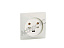 Розетка силовая 2P+E 20А Legrand. Вид 1.