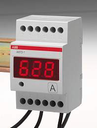 AMTD-1 Амперметр модульный, цифровой перем.тока, шкала от 15 до 999А ABB. Вид 1