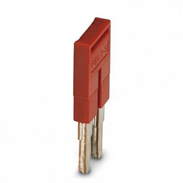 FBS 2-5 Перемычка на 2 полюса (красная) Phoenix Contact. Вид 1