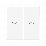 Выключатель 2-кл. для жалюзи, 2х сх.4, 10А, механизм (белый) ARTGALLERY Systeme Electric