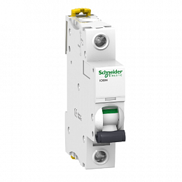 iC60N 1P 10А Автоматический выключатель 1-полюсный, 10А, 6кА (хар-ка C) Schneider Electric. Вид 1