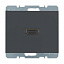 Розетка HDMI (антрацитовый) K.1 Berker. Вид 1.