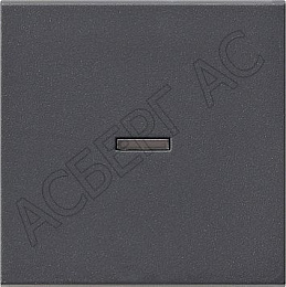 Клавиша с подсветкой (антрацит) System 55 GIRA. Вид 1