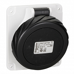 Розетка панельная, угловая винт 16a 3pne 480-500 IP67 Schneider Electric. Вид 1