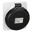 Розетка панельная, угловая винт 16a 3pne 480-500 IP67 Schneider Electric. Вид 1.