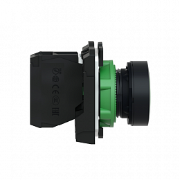 Кнопка зелёная без фиксации 1НО (в сборе) Schneider Electric. Вид 1