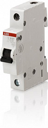 SH201 D50 Автоматический выключатель 1-полюсный, 50А, 6kA (хар-ка D) ABB. Вид 1