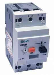 ВА-402 Автомат с регулируемой тепловой защитой 40-63A 35кА DEKraft Schneider Electric. Вид 1