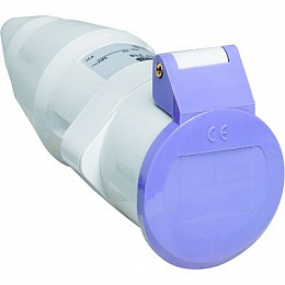 CST 316-4 Розетка кабельная CST316-4, 16А, 3Р, 25-50В DС, IP44 ABB. Вид 1