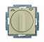 2713 UCDR-93-5 Механизм выключателя жалюзи повортоный, с накладкой, с ручкой, с фиксацией, 1P+N+E, серия Basic 55, цвет шампань ABB. Вид 1.