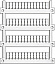 Маркировка MG-CPM-09 41890 (5x10 WH), для клемм других производителей, 5х10 мм, 56 маркеров в карте, 1960 маркеров в упаковке TYCO. Вид 1.