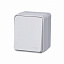 Переключатель 1-клавишный, 10 АХ, О/У (белый) AtlasDesign PROFI IP54 Systeme Electric. Вид 4.