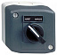Блок управл. с переключателем xald132 Schneider Electric. Вид 1.