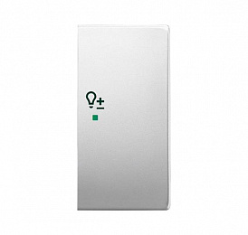 SRD-2-R-866 Клавиша двойная правая free@home, светорегулятор, future, сталь ABB. Вид 1