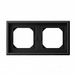 Рамка 2-постовая IP44 (карбон) ARTGALLERY Systeme Electric. Вид 1