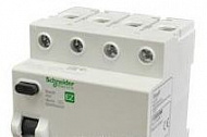 Блок утечки тока 4-полюсный, 63A, 300mA, тип АC (УЗО) EASY 9 Schneider Electric