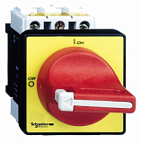 Рубильник 3-полюсный 20А дверного монтажа (с красно-желтой ручкой) Schneider Electric