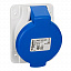 Розетка панельная, угловая винт 16a 3pe 200-250 IP44 Schneider Electric. Вид 1.