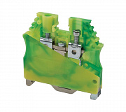 AVK 2,5/4 TK Клеммник на DIN-рейку 2,5-4мм² (земля) Klemsan