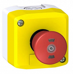 Пост кнопочный аварийн.ост. кр.кнопка xalfkt6445g11 Schneider Electric. Вид 1