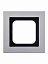 1721-276-500 Рамка 1-постовая (металл титан) Axcent ABB. Вид 2.