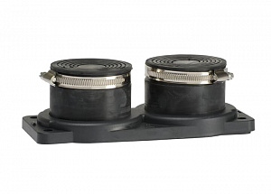 KIG-221-2 Сальник для руб-ков в боксе для двух кабелей 20… 65мм ABB. Вид 1