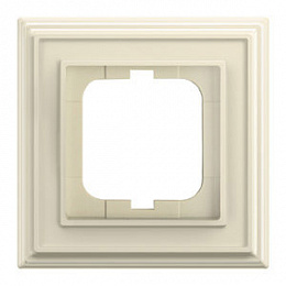 1721-832-500 Рамка 1-постовая (Слоновая кость) Династия ABB. Вид 1