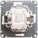 Выключатель 2-клавишный, с механич. блокировкой для жалюзи,механизм (слоновая кость) Wessen 59 Systeme Electric