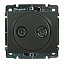 Накладка TV+FM розетки (dark bronze) Galea Life Legrand. Вид 1.