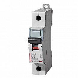 DX3-E Автоматический выключатель 1-полюсный 6A 6kA (хар-ка C) Legrand. Вид 1
