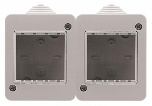 N3292.1 Коробка IP40 для открытой установки на 4 модуля, серия Zenit/Stylo ABB. Вид 1