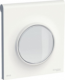 Выключатель 1-клавишный, IP44 (белый) Odace Schneider Electric. Вид 1