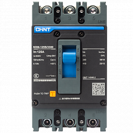 NXM-400S/3Р Автоматический выключатель 3-х полюсный 400A 50кА CHINT. Вид 1