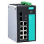 10-портовый управляемый коммутатор: 7х10/100 BaseT Ethernet, 1х10/100/1000 BaseT Ethernet, 2 x Gigabit SFP, -40...+75С MOXA. Вид 1.