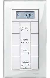 Рамка 2-постовая, sm б/перегородки (стекло бриллиант) Merten M-Elegance Schneider Electric. Вид 1