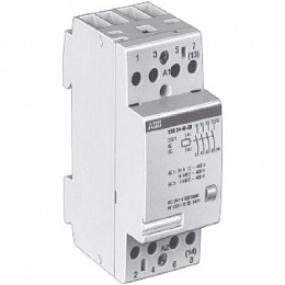Модульный контактор ESB-24-31 (24А AC1) катушка 110B AC/DC ABB. Вид 1