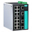 18-портовый управляемый коммутатор: 16х10/100 BaseT Ethernet, 2х10/100/1000 BaseT Ethernet, -40...+75С MOXA. Вид 1.