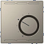 Терморегулятор с центральной платой с перекл. конт.24в (никель) Merten D-Life Schneider Electric. Вид 1.