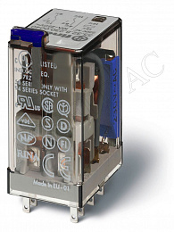 Реле с 3 перекидными контактами (=12B DC ) 10A Finder. Вид 1
