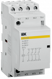 КМ20-40М Контактор модульный 4НО, 20А, 400В AC IEK. Вид 1