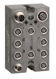 Дискретный модуль canopen ip 67, 8 вх/вых, разъемы м8 Schneider Electric. Вид 1