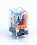 Промежуточное реле 2 конт. с LED инд. 10А 110В DC ПР-102 DEKraft. Вид 1.